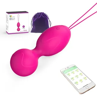 Beckenboden Kugeln Trainingskugeln intelligenter Beckenboden-Muskeltrainer Bl...