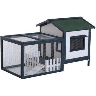 PawHut Kleintierstall 158 x 78 x 84 cm
