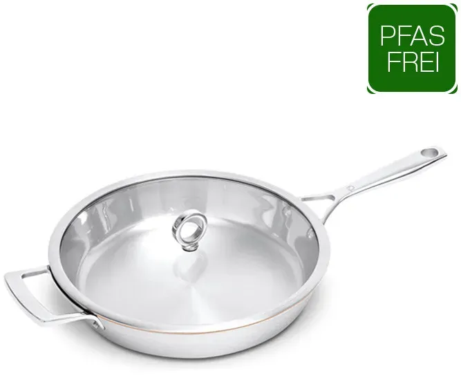 Olavson Kupferkern Pfanne - 30 cm - unbeschichtet - Stielgriff