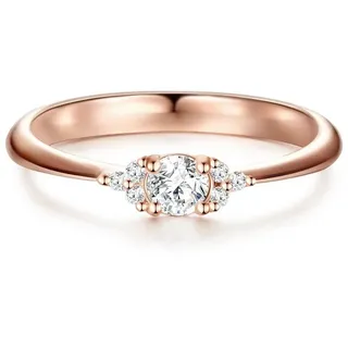 Trilani Tresor 1934 Ring Sterling Silber Zirkonia roségold Ringe Damen