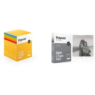Polaroid Color Film für i-Type - x40 Filmpaket - 6010 & Polaroid B&W Film für i-Type - 6001