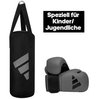 adidas Box Set ""Youth Boxing Kit 03"", Grau-Schwarz