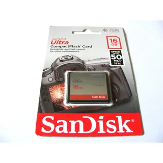 16GB Compact Flash Card Ultra 333x 50MB/s ( 16 GB CF Karte Ultra ) SanDisk Neu