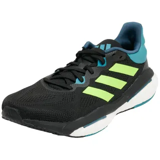 Adidas Herren Solarglide 6, Cblack/Luclem/Arcngt, 45 1⁄3