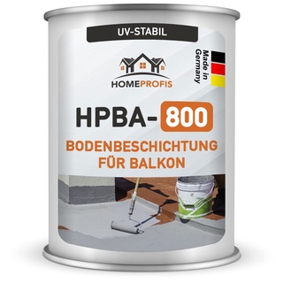 Home Profis® HPBA-800 matte UV-beständige 1K Bodenfarbe (5m2) für Balkon & Terrasse in RAL 5012 (Lichtblau) – Wasserdichte Bodenbeschichtung, Bodenlack, diffusionsgeschlossen