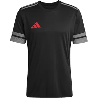 Adidas Herren SQUADRA25 Jersey Short Sleeve, Black/Team Grey Four/Pure Ruby, S