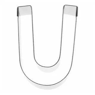 RBV Birkmann Birkmann, Ausstechform Buchstabe U, Grau, 6 cm, Edelstahl