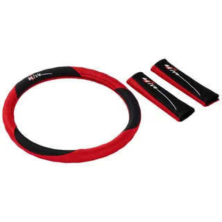 Sander Unitec 75400 Lenkradhülle & Gurtpolster Active Linie rot