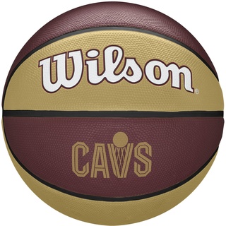 Wilson Basketball, NBA Team Tribute, Cleveland Cavaliers, Outdoor und Indoor, Größe: 7,