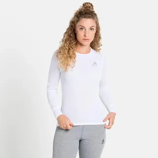 Odlo Thermounterwäsche Damen Active Warm I Langarm Thermoshirt I Warme Skiunterwäsche Langarm Thermoshirt mit Rundhals I Damen