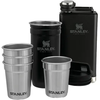Stanley Party-shotglas + Flachmann-set - Black - One Size