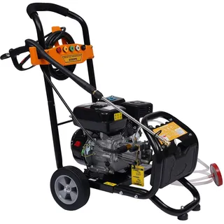 Hochdruckreinige 7.5PS Benzin Flächenreiniger Motor Profi Set Industrie Benzin Flächenreiniger Dampfstrahler Tool Flächenreiniger mit 5 Düsen(handbetätigt)