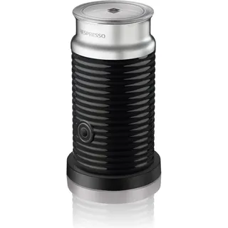 NESPRESSO Aeroccino 3 Milchaufschäumer, Elektrischer Milchaufschäumer für 120 ml cremigen Milchschaum und 240 ml heiße Milch, Schwarz