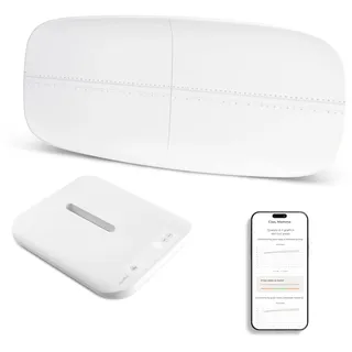 Nuvita 1330 PrimiPesi Bluetooth Smart Mum & Baby Scales - Wachstums- und Gewichtsüberwachung mit AI für Mutter und Kind, modernes und tragbares Design, kompatibel mit Nuvita Baby App