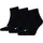 Plain 3er Pack Schwarz 39-42