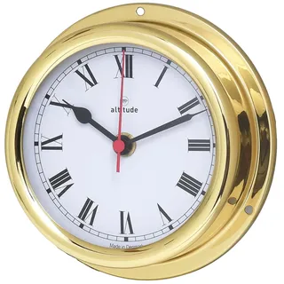 Delite 866c Altitude Schiffsuhr Gold B x H: 150 mm x 42 mm