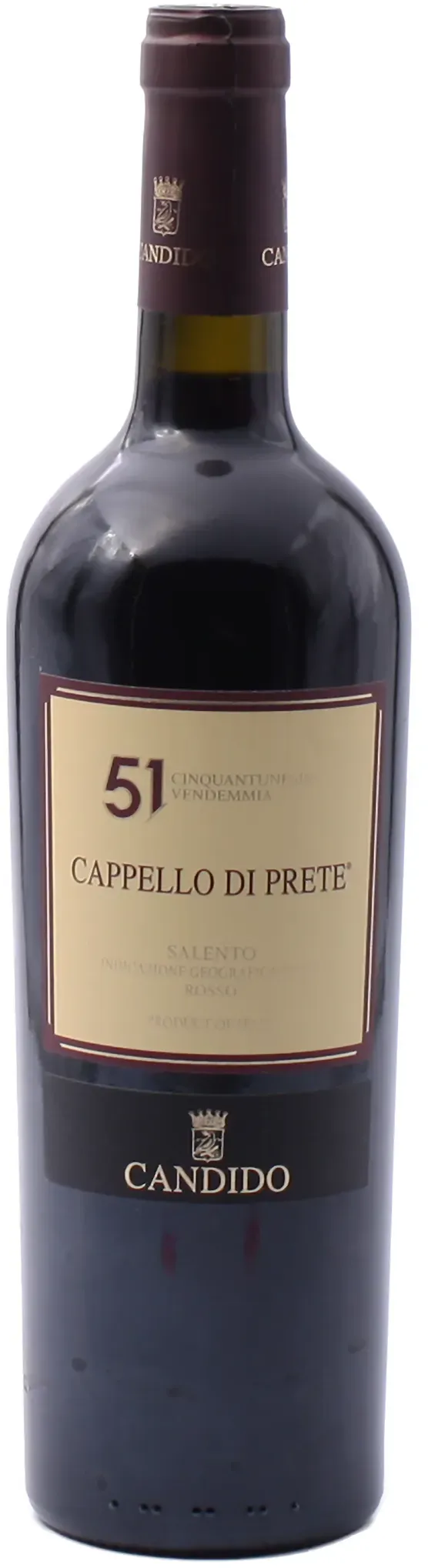 Candido Cappello di Prete Negroamaro Salento IGT 2020