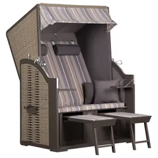 deVries Strandkorb Compact (BHT 120x160x80 cm