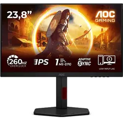 AOC 24G4ZR 23,8 Zoll Full-HD Gaming Monitor 0,3 ms Reaktionszeit 260 Hz