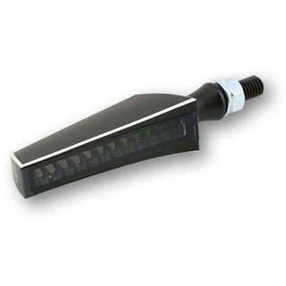 Highsider LED Sequenz-Blinker STS 1, schwarzes 2C Gehäuse, getöntes Glas.