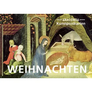 Anaconda Postkarten-Set Weihnachten: 18 Kunstpostkarten mit verschiedenen Motiven – Engel, Heilige Familie, Weihnachtsmarkt – für persönliche Weihnachtsgrüße ... Cent pro Karte (Anaconda Postkarten, Band 32)