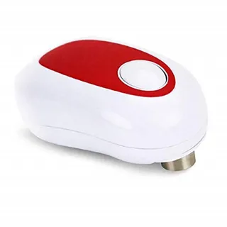 Xrten Elektrische Dosenöffner,Automatische Küche Dosenöffner mit Einer Taste Start & Stop(Rot)