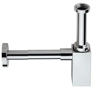BB Design Röhrensiphon 11⁄4'' eckig verchromt