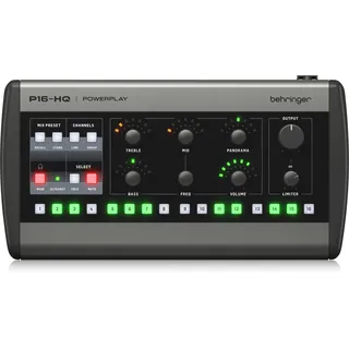 Behringer P16-HQ (Studio- und Livemixer), Mischpult, Schwarz
