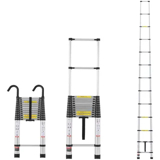 Vevor Teleskopleiter Stehleiter Klappleiter Ausziehleiter Ausziehbar 170kg 5m