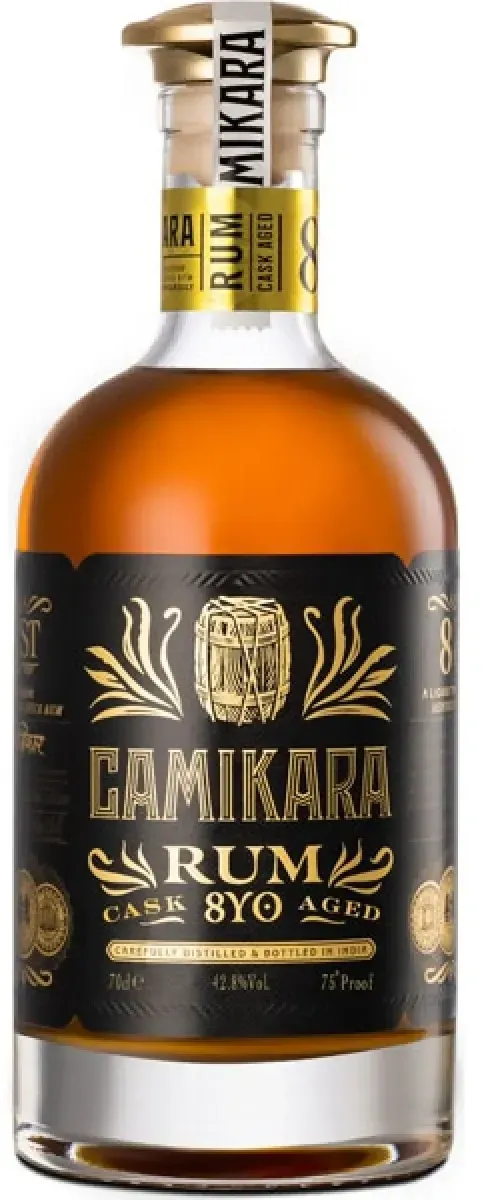 Camikara Indian Pure Cane Juice Rum 8 Years 42,8 % vol. 0,7 l