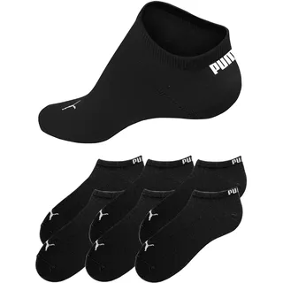 Puma Sneakersocken, (6 Paar), mit eingestricktem Markenlogo, schwarz 47-49