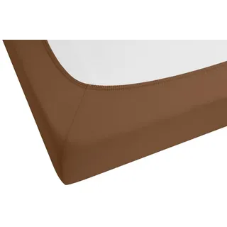 Jersey 90 x 100 - 190 x 200 cm chocolate