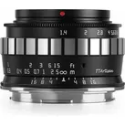 TTArtisan Festbrennweite 23 mm F/1.4 (Micro Four Thirds, APS-C / DX), Objektiv, Silber