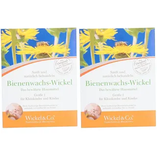 2x Bienenwachswickel; Gr. 1 2x1 St