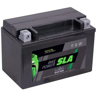 intAct - AGM MOTORRADBATTERIE | Batterie für Roller, Motorrad, Quad. Wartungsfreier & auslaufsicherer Akku | SLA12-9-BS, CTX9-BS, 50812, 12V Batterie, 8 AH (c20), 120 A (EN) | Maße: 150x87x105mm