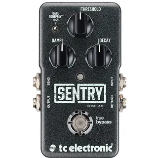 TC Electronic SENTRY NOISE GATE Multiband-Noise-Gating-Pedal mit Hard-Gate-Modus und integrierten TonePrints*