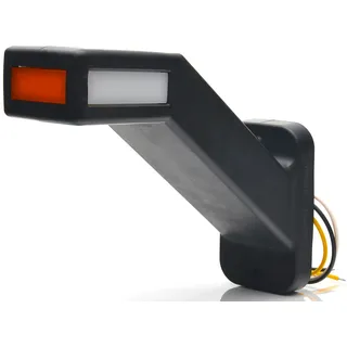 WAŚ 1448 L LED linke Umrissleuchte auf einem Gummiarm