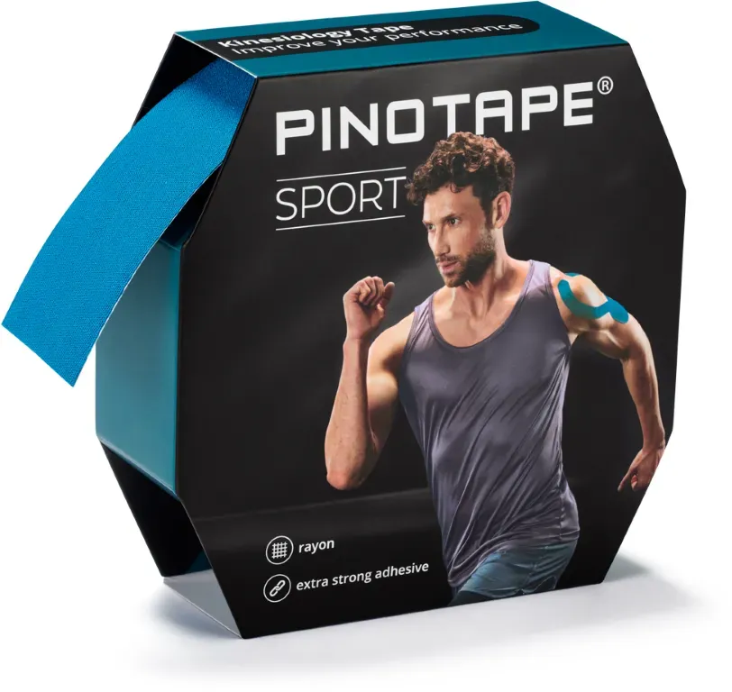 Pinotape Sport Kinesiologie Tape Petrol 5 cm x 31 m
