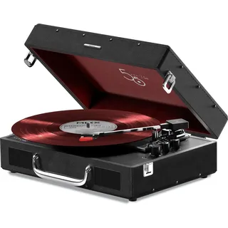 Mixx Revival 55 Stereo Vinyl Record Deck schwarz, Plattenspieler, Schwarz