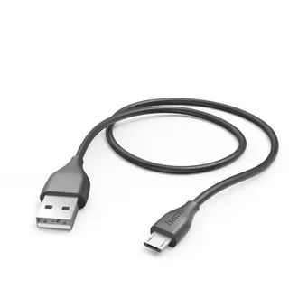 Hama USB-A auf Micro-USB 1,5 m Schwarz