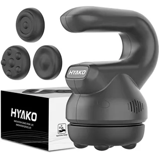 HYAKO F2 Rotations-Vibrationsmassagegerät - Hand-Massagegerät mit Massage Gun-Technologie - Tiefengewebe-Massagegerät für Hals, Schulter, Taille, Bauch, Gesäß, Beine, Beruf & Alltag- Geschenke