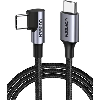 UGREEN Kabel USB-C zu USB-C gewinkelt 60W 1m