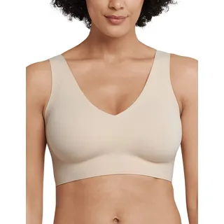 SCHIESSER Damen nahtloses Bustier mit herausnehmbaren Pads - Invisible Soft, Sand_170364, 44