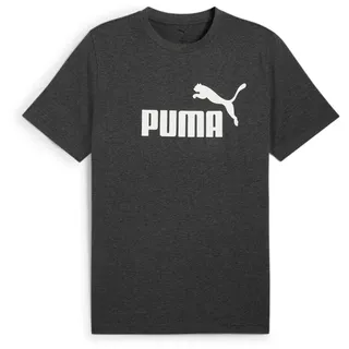 Puma Essentials No. 1 Logo Heather T-Shirt Herren 07 dark gray heather L