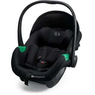 Kinderkraft MINK PRO 2 i-Size 40-87 cm Autositz, Tragesitz von Geburt an Gruppe 0+, verstellbares Kopfpolster, Einlage für die Kleinsten im Lieferumfang enthalten, Schwarz