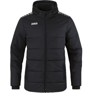 Jako Team Coachjacke mit Kapuze Kinder schwarz 152