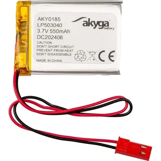 Akyga Li-Po Akku 3,7V/550mAh Silber