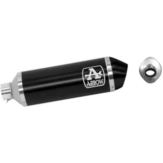 ARROW Aluminium Dunkel Schalldämpfer für Vespa GTS 300 '21