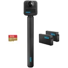 MAX2 Black Accessory Hard Bundle Actioncam, 2x Akkus, 64GB microSD-Karte