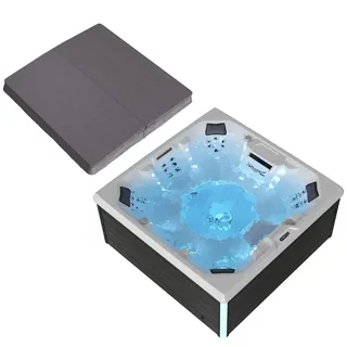 Tronitechnik TORCELLO 210 x 210 x 80 cm mit Heizung, Hydromassage, Farblicht